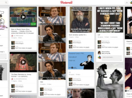 Screenshot einer Pinterest Pinnwand