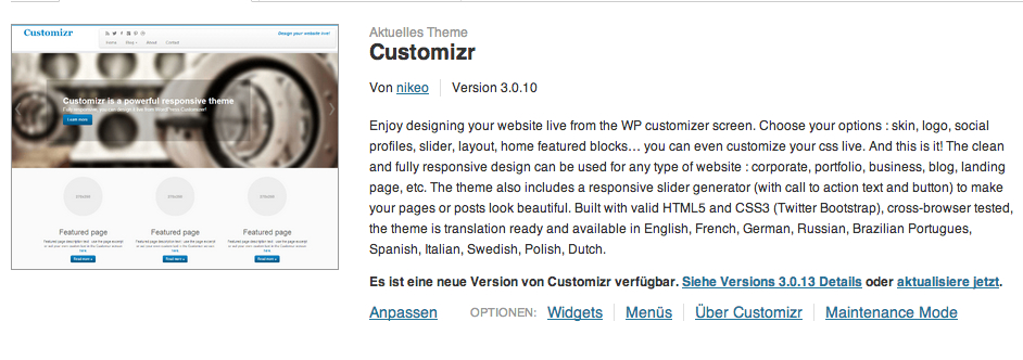 Customizr WordPress Theme