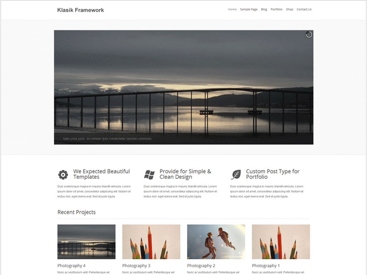 Klasik WordPress Theme